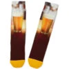 Hallmark Beer Glass Toe Of A Kind Novelty Socks