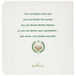 Hallmark 501 Excuses For A Bad Golf Shot Book -Hallmark 0001BOK1510 3