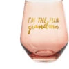 Hallmark I'm The Fun Grandma Stemless Wine Glass, 14 Oz.