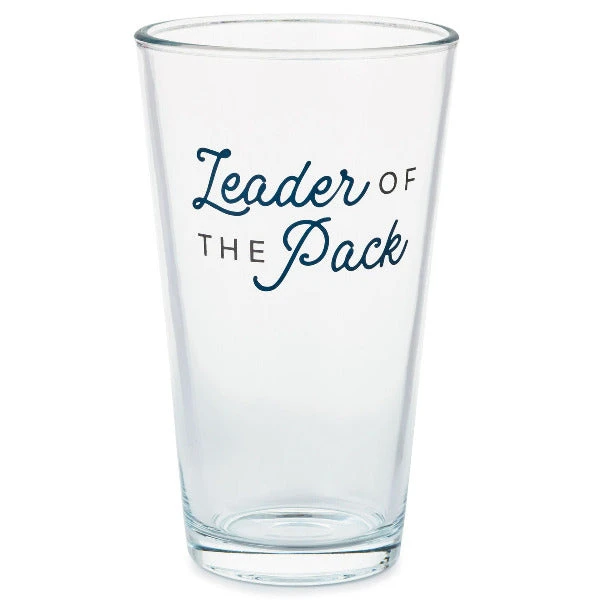 Hallmark Leader Of The Pack Pint Glass, 16 Oz. 1 Hallmark Leader Of The Pack Pint Glass, 16 Oz.