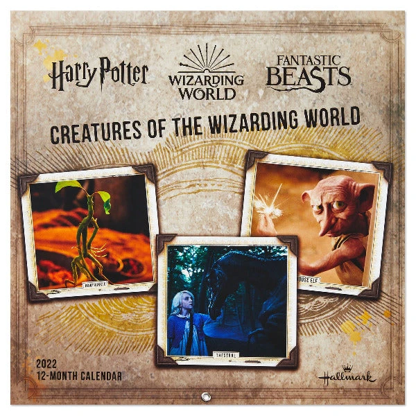 Hallmark Harry Potter™ And Fantastic Beasts™ Creatures Of The Wizarding World™ 2022 Wall Calendar, 12-Month 1 Hallmark Harry Potter™ And Fantastic Beasts™ Creatures Of The Wizarding World™ 2022 Wall Calendar, 12-Month