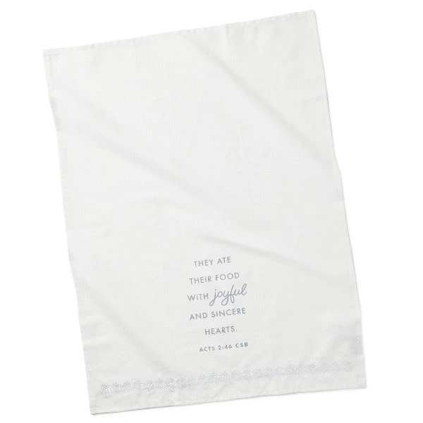 Hallmark DaySpring Candace Cameron Bure Joyful Hearts Tea Towel 2 Hallmark DaySpring Candace Cameron Bure Joyful Hearts Tea Towel - Image 2