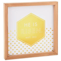 Hallmark Candace Cameron Bure He Is Risen Wood Quote Sign