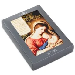 Hallmark Mary And Child Religious Boxed Christmas Cards, Pack Of 16