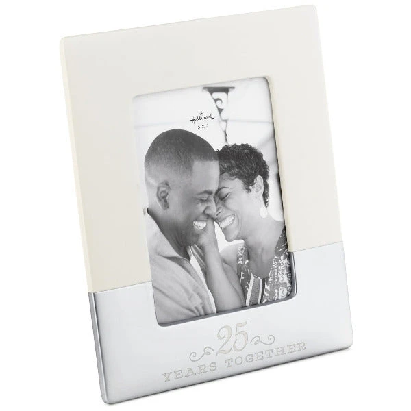 Hallmark 25 Years Together Ceramic Picture Frame, 5x7 1 Hallmark 25 Years Together Ceramic Picture Frame, 5x7