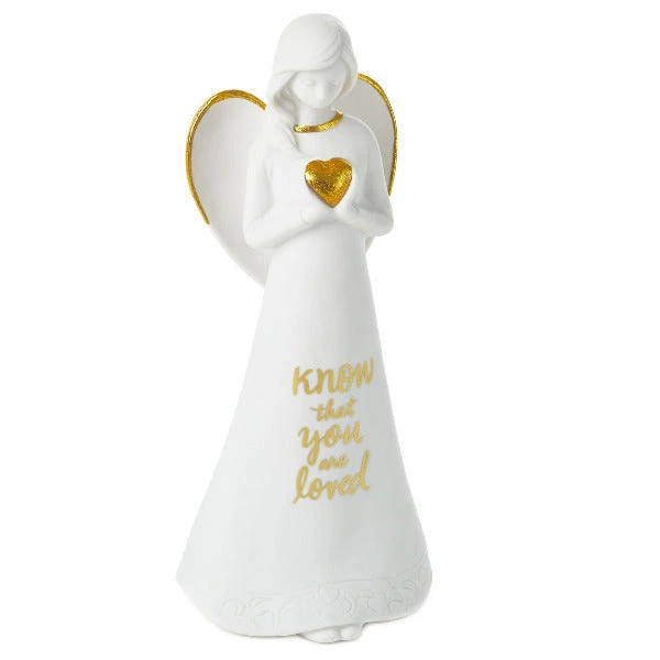 Hallmark Know That You Are Loved Angel Figurine, 8.25" 1 Hallmark Know That You Are Loved Angel Figurine, 8.25"