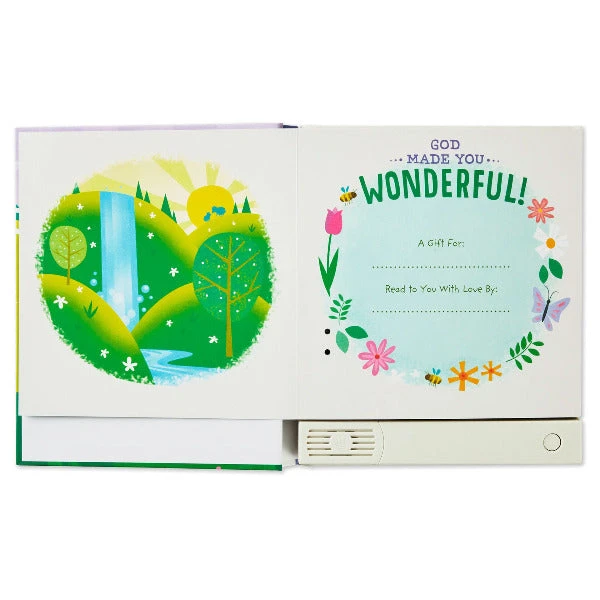 Hallmark God Made You Wonderful Recordable Storybook 2 Hallmark God Made You Wonderful Recordable Storybook - Image 2