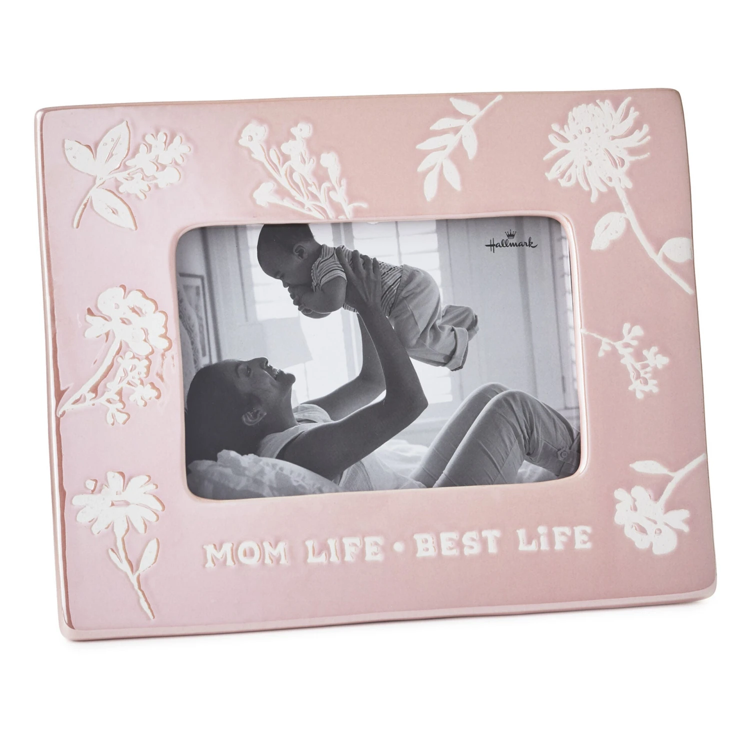 Hallmark Mom Life Best Life Iridescent Picture Frame Holds 4"x 6" Photo 1 Hallmark Mom Life Best Life Iridescent Picture Frame Holds 4"x 6" Photo