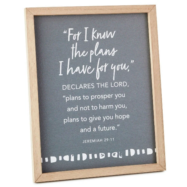 Hallmark The Plans I Have For You Framed Quote Sign, 8x10 1 Hallmark The Plans I Have For You Framed Quote Sign, 8x10