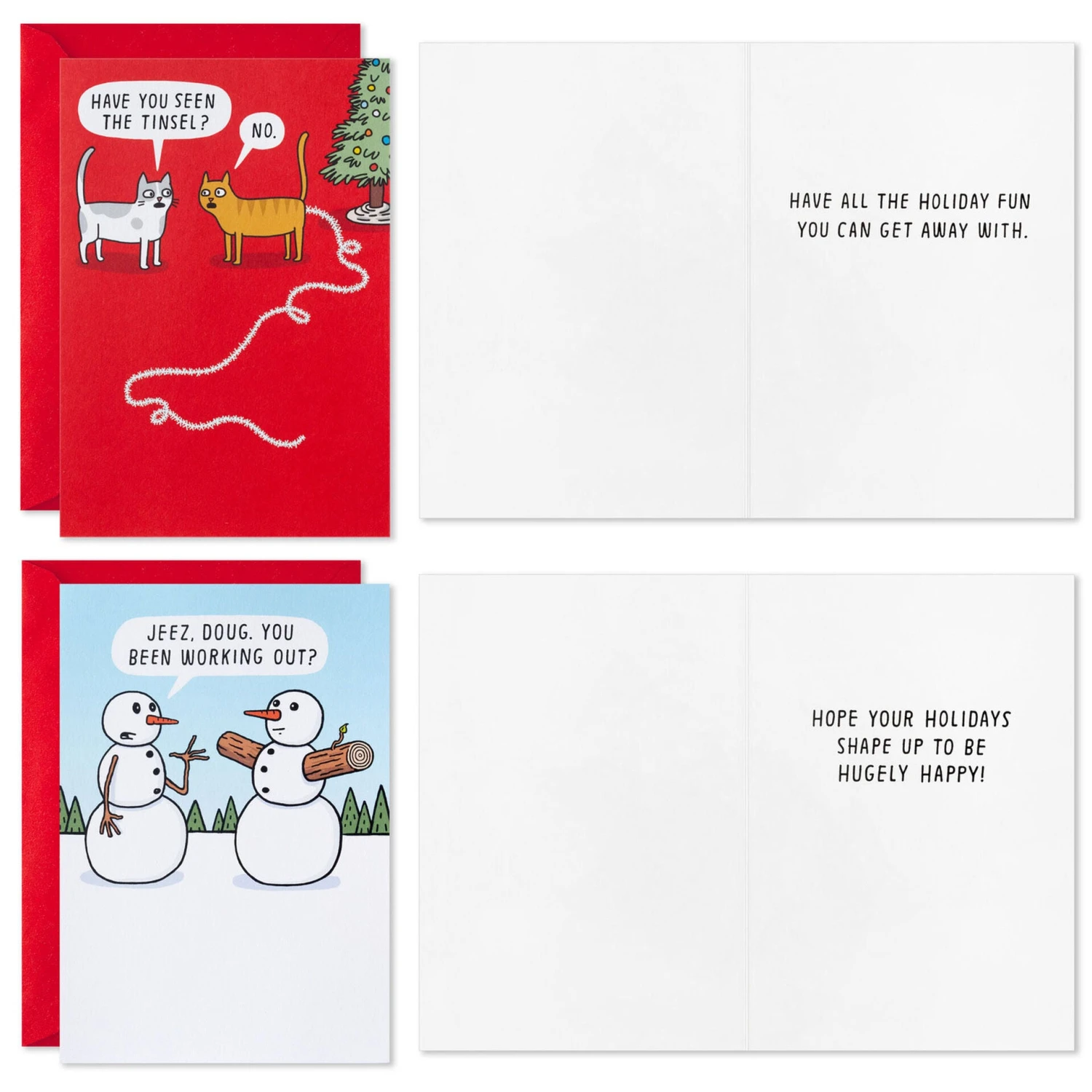 Hallmark Humorous Holiday Characters Boxed Christmas Cards Assortment, Pack Of 16 3 Hallmark Humorous Holiday Characters Boxed Christmas Cards Assortment, Pack Of 16 - Image 3
