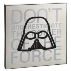 Hallmark Star Wars™ Darth Vader™ Power Of The Force Wood Quote Sign