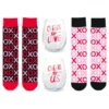 Hallmark Wine Night Valentine's Day Socks And Wine Glasses, Set Of 4