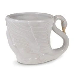 Hallmark Swan Sculpted Ceramic Mug, 16 Oz.