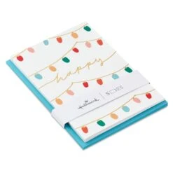 Hallmark Strings Of Christmas Lights Packaged Christmas Cards, Set Of 5