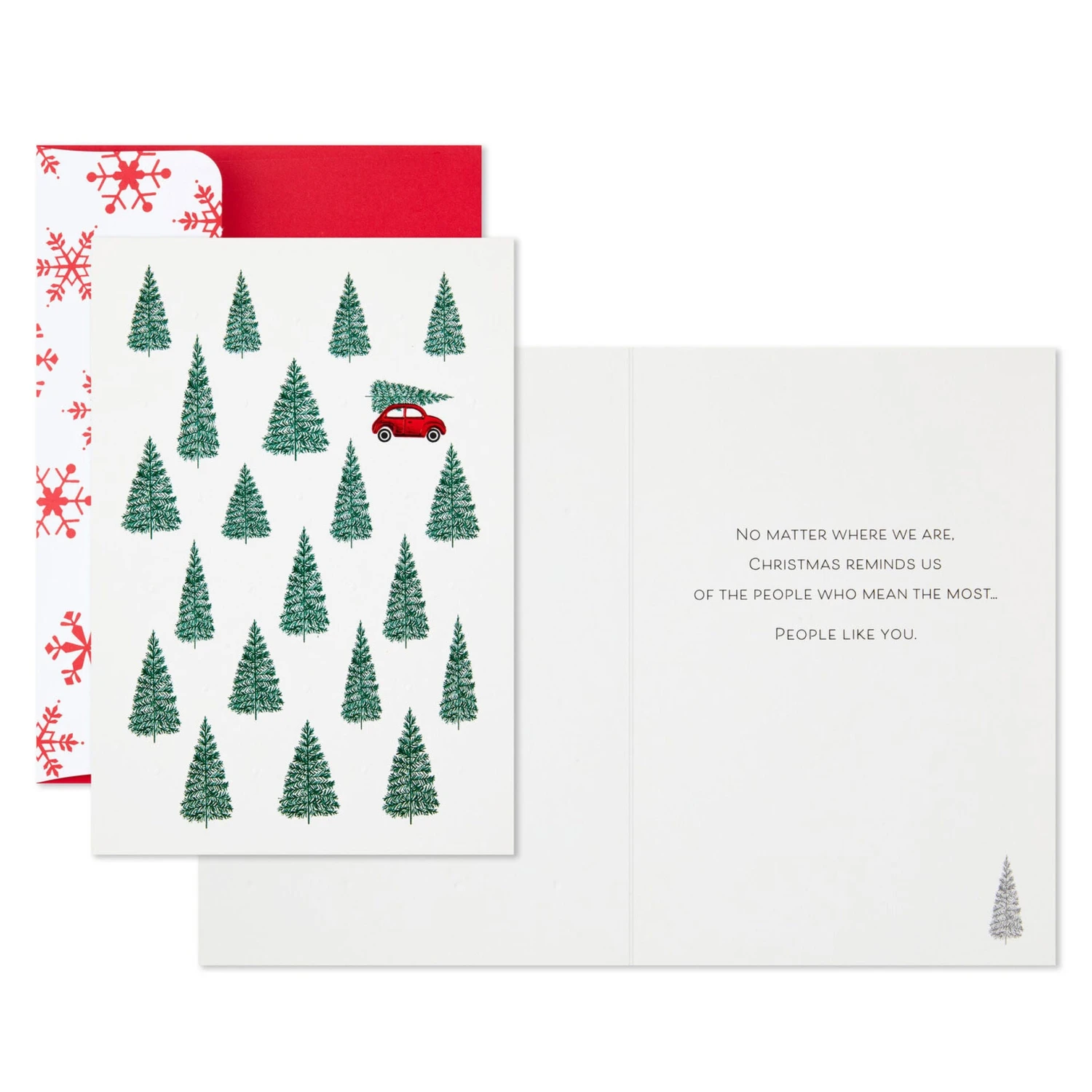 Hallmark Christmas Tree Farm Boxed Christmas Cards, Pack Of 16 2 Hallmark Christmas Tree Farm Boxed Christmas Cards, Pack Of 16 - Image 2