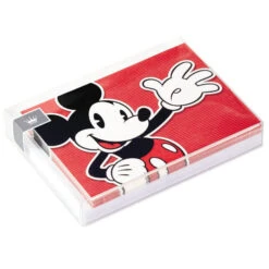 Hallmark Disney Mickey Mouse Waving Hi Blank Note Cards, Pack Of 10