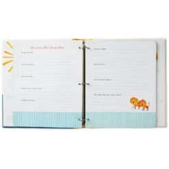 Hallmark The Journey Begins Noah's Ark First Five Years Baby Book -Hallmark BBA4132 03