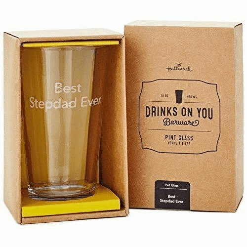 Hallmark Best Step Dad Ever Pint Glass 1 Hallmark Best Step Dad Ever Pint Glass