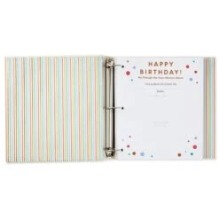 Hallmark Happy Birthday!: My Through-the-Years Memory Album 5 Hallmark Happy Birthday!: My Through-the-Years Memory Album -Hallmark Birthdays Memory Book and Photo Album for Ages 118 1BBA4144 02