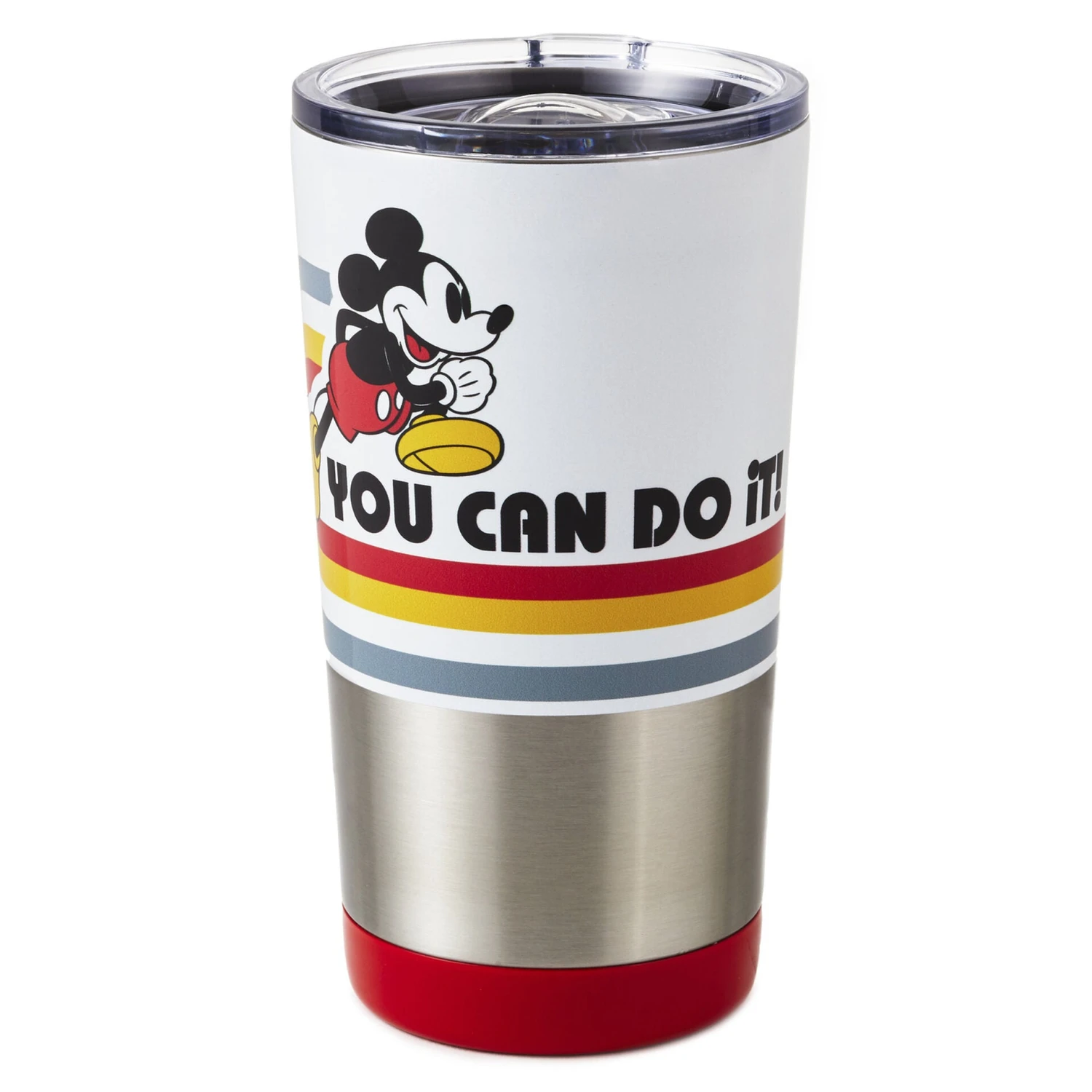 Hallmark Disney Mickey Mouse You Can Do It Stainless Steel Travel Mug, 15 Oz. 1 Hallmark Disney Mickey Mouse You Can Do It Stainless Steel Travel Mug, 15 Oz.