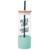 Hallmark Hallmark Channel Peace & Love Glass Water Bottle With Straw 22 Oz.