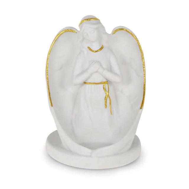 Hallmark Bereavement Angel Figurine Tea-Light Holder, 4.87" 1 Hallmark Bereavement Angel Figurine Tea-Light Holder, 4.87"