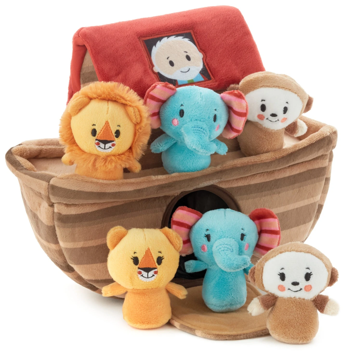Hallmark Noah's Ark And Animals Plush Playset, 7 Pieces 2 Hallmark Noah's Ark And Animals Plush Playset, 7 Pieces - Image 2