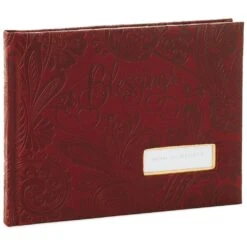Hallmark Leather Paisley Blessings Guest Book