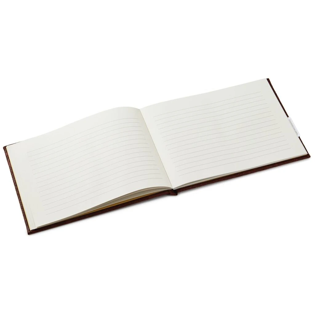 Hallmark Leather Paisley Blessings Guest Book 3 Hallmark Leather Paisley Blessings Guest Book - Image 3