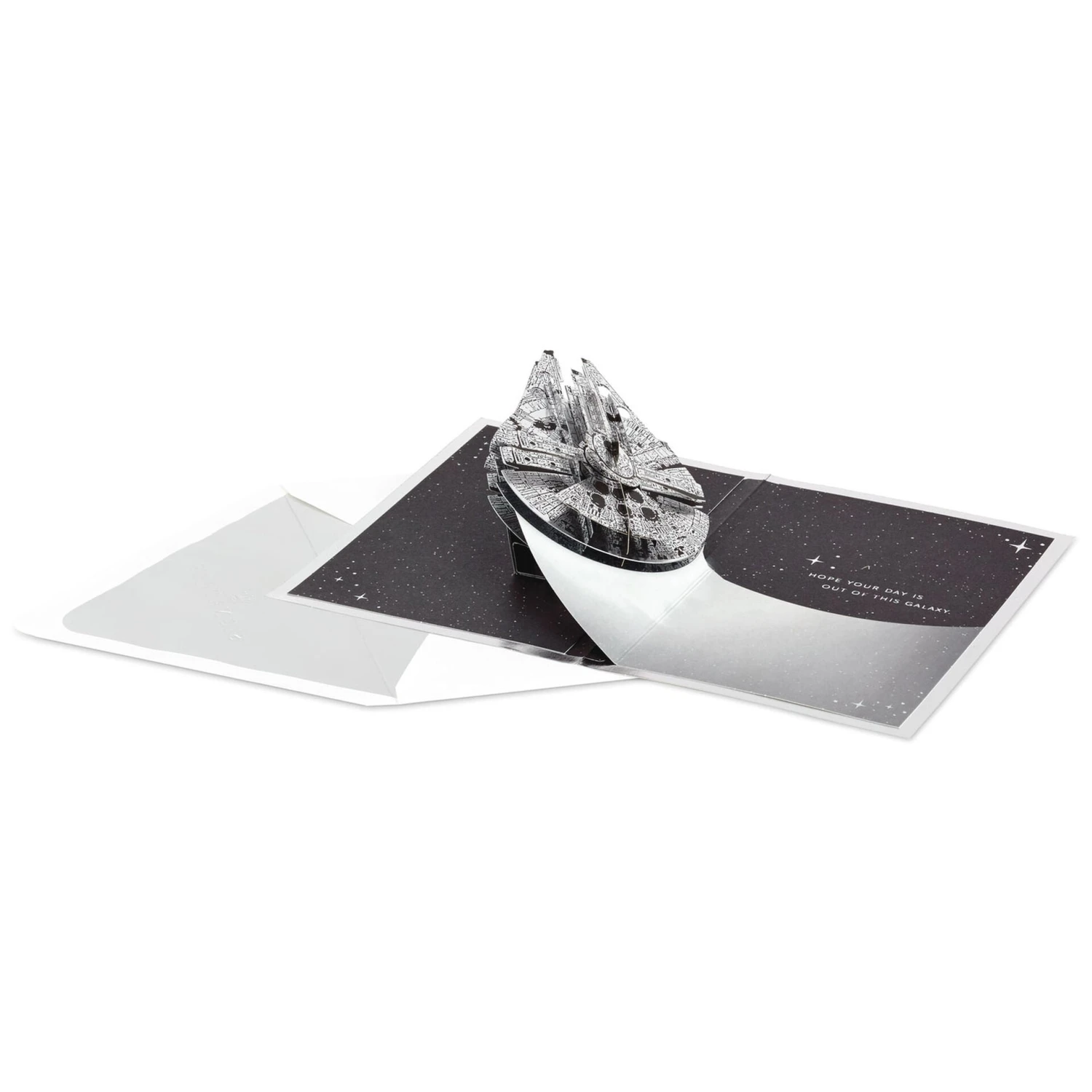 Hallmark Star Wars™ Millennium Falcon™ 3D Pop-Up Card 1 Hallmark Star Wars™ Millennium Falcon™ 3D Pop-Up Card
