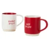 Hallmark Sweet Stuff And Hot Stuff Stacking Mugs Set Of 2
