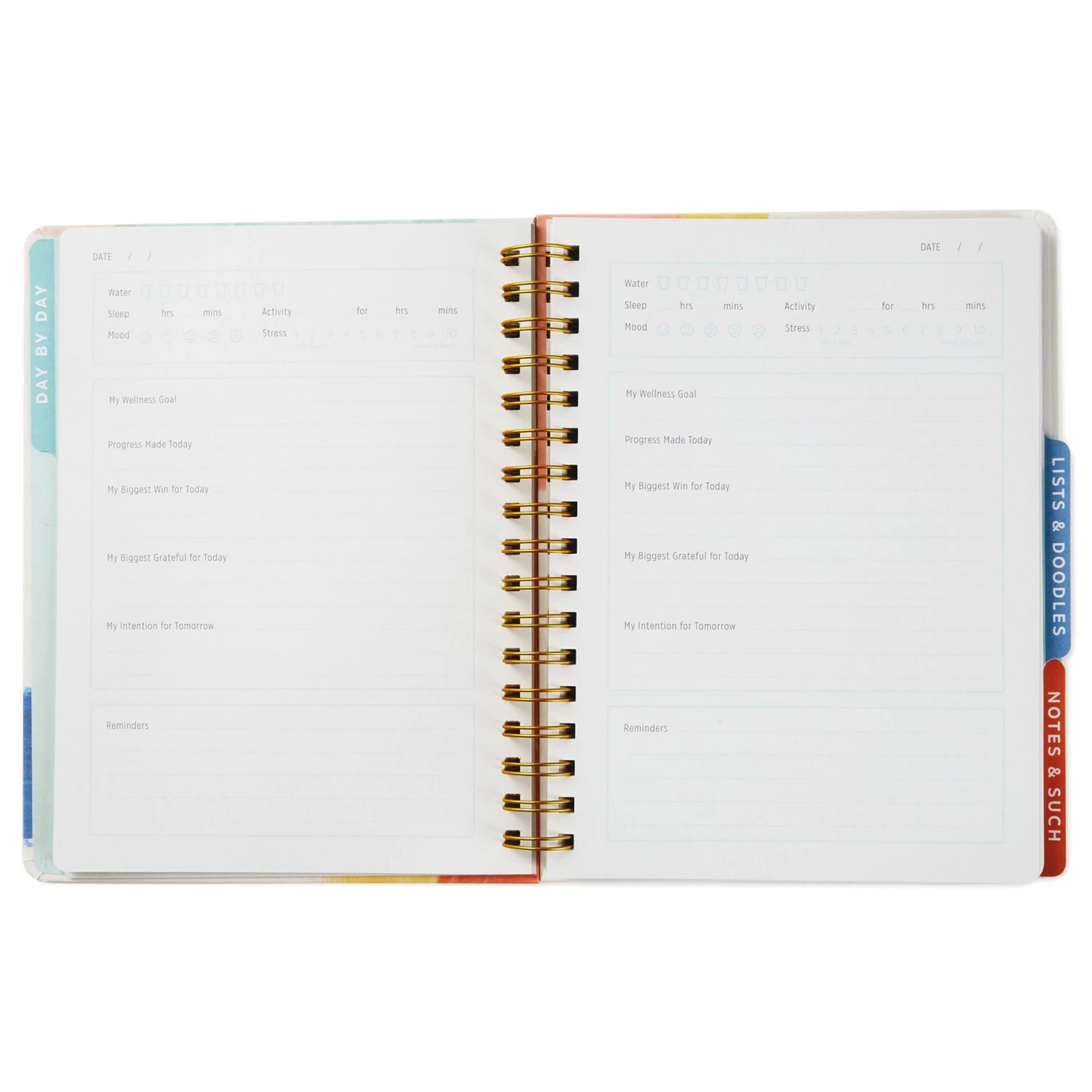 Hallmark Wellness Journal Spiral Notebook 3 Hallmark Wellness Journal Spiral Notebook - Image 3